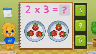 MATH MULTIPLICATION TABLES FOR KINDERGARTEN AND FIRST GRADE ANDROID MATH GAME - EP 1