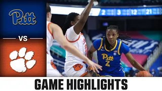 Pitt vs. Clemson Ally ACC Women's Basketball Tournament Highlights (2022-23)