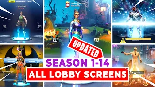 *NEW* The Complete Evolution of the Fortnite Lobby Screen (Season 1-14)