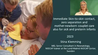 Immediate skin-to-skin contact, Zero Separation, Mother-Newborn Couplet Care. Klemming, November2023