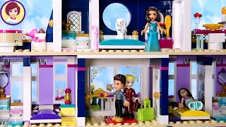 Lego Friends Grand Hotel - Building the penthouse suite and decorating for the seasons - part 2