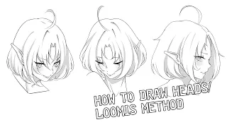 HOW TO DRAW HEADS WITH THE LOOMIS METHOD | CONSTRUCTION FOR ARTISTS PT.3