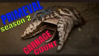 Primeval Season Two (2008) Carnage Count
