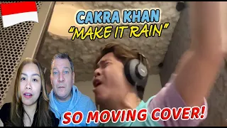 Cakra Khan "Make it rain"  - Ed sheeran ( Cover ) | Couple REACTION