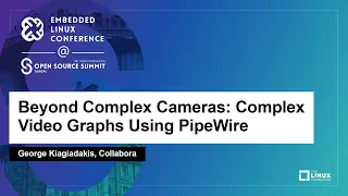 Beyond Complex Cameras: Complex Video Graphs Using PipeWire - George Kiagiadakis, Collabora