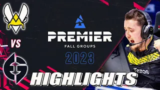 NEW VITALITY FIRST GAME - Vitality vs EG - HIGHLIGHTS - BLAST Premier Fall Groups 2023 | CSGO