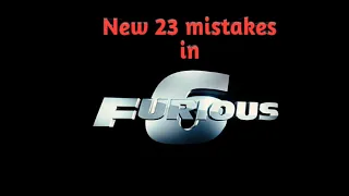 New 23 mistakes in Furious 6 (Fast and Furious 6)