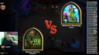 Stealer of souls Warlock with some crazy games - Hearthstone Arena in the Caverns