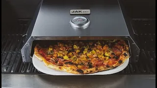 JAK BBQ Pizza Oven Kit J 20 Silver Pizza Oven Set Review, Did baking & tasting on gas BBQ; felt the