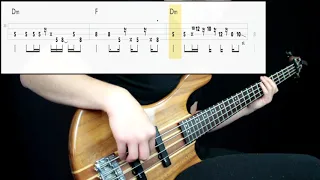 Red Hot Chili Peppers - Scar Tissue (Bass Only) (Play Along Tabs In Video)