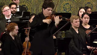 Augustin Hadelich performs Brahms' Violin Concerto with the Yale Philharmonia