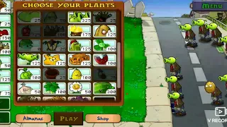 Plants vs Zombies Zombotany (without wall nut, tall nut and pumpkin)