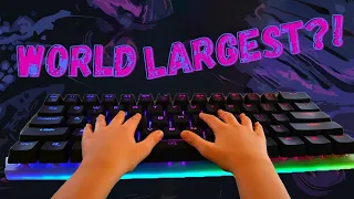 World Largest Gaming Mechanical Keyboard Redragon K605 | 2022