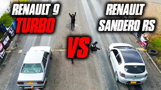 Brutal!! Renault 9 TURBO🔥 VS Sandero RS