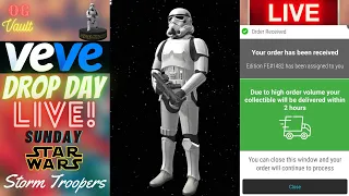 VeVe Drop Day LIVE - Star Wars Storm Troopers Blindbox Digital Collectibles NFT Drop! Good Luck!