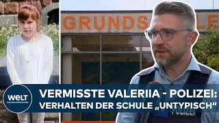 VERMISSTE VALERIIA: Polizei: Verhalten der Schule „untypisch“ Neunjährige auf Schulweg verschwunden