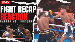 Garcia STOPS Fortuna In 6 😳! | Tank Davis NEXT SHO PPV!?! | Garcia Fortuna Fight REACTION HIGHLIGHTS