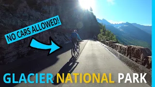 RVing Glacier National Park - Biking Going-to-the-Sun Road!