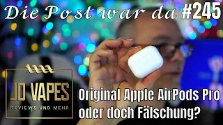 Original Apple AirPods Pro oder doch Fälschung? 🔴 𝓙𝓓 𝓥𝓪𝓹𝓮𝓼 𝓓𝓲𝓮 𝓟𝓸𝓼𝓽 𝔀𝓪𝓻 𝓭𝓪 #245