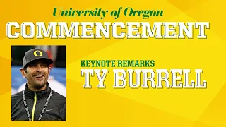 "Answer the call despite your fears" | 2021 UO Commencement Keynote from Ty Burrell
