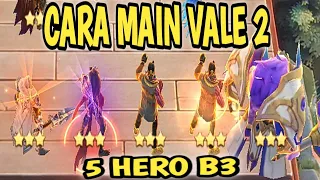 VALE 2 - HOKI DAPAT 5 HERO B3 ‼️CARA MAIN VALE SKILL 2 TERBARU - Magic chess mlbb