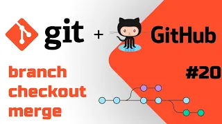 Слияние веток Git, разрешение конфликта слияния и работа в VS Code, Git Graph и Терминале #20