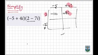 Multiplying double brackets complex numbers