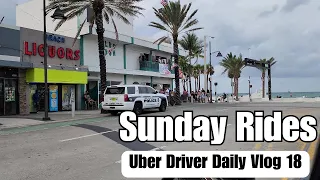 Sunday Rides | Uber Driver Daily Vlog 18