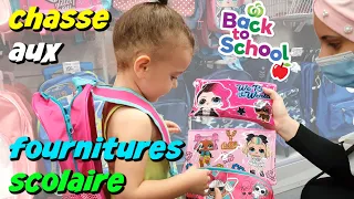 CHASSE AUX FOURNITURES SCOLAIRE de KAMILIA (en famille)