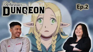 MY JAPANESE MOM LOVES THIS ANIME!!! Dungeon Meshi Ep.2 Reaction