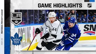 Kings @ Maple Leafs 11/8/21 | NHL Highlights