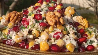 🔥Mövsümün Ən Trend Salatı.Nar Salatı.#pomegranate🔥