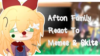 Afton Family React To Memes & Skits||Afton Family||