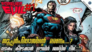 Forever Evil #1 - The Crime  Syndicate Explained in Malayalm @COMICMOJO