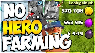 Keep Farming Loot WITHOUT Heroes at TH10 | Miner Farming Army with No CC in Clash of Clans