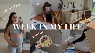 WEEK IN MY LIFE I gym workout, finishing the nursery, breakfast