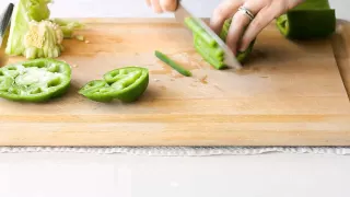 how to dice a bell pepper