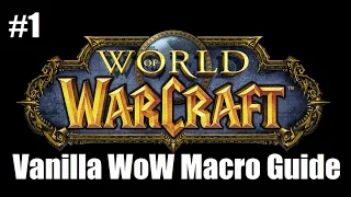 Vanilla WoW Macro Guide #1: Armor & Resistances Macro