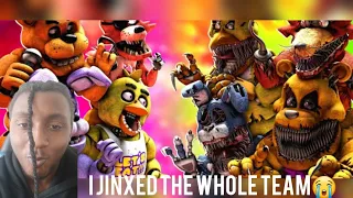 [SFM Fnaf] fnaf movie vs demented animatronics @JulzStudio reaction