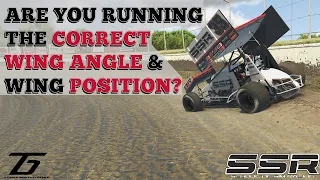 What The Optimal Wing Angle and Position is for a 360 Sprint Car on a Big and Small Track