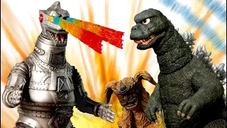 Godzilla vs. Mechagodzilla (1974) 5 Points XL Three Figure Boxed Set