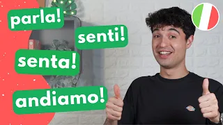 How to use IMPERATIVE in Italian (verbs in Italian) / ita audio with subtitles