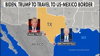 Trump acusa en la frontera que Biden ha permitido una “invasión del crimen migrante” en EEUU