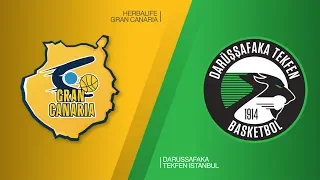 Herbalife Gran Canaria - Darussafaka Tekfen Istanbul Highlights | EuroLeague RS Round 26