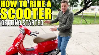 HOW TO RIDE A SCOOTER | Start & Stop Engine | Mount & Dismount | Part 2