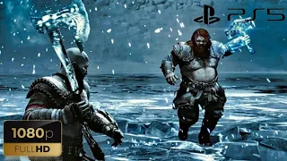 God of War Ragnarök Kratos VS Thor first fight PS5 (Give me no mercy)