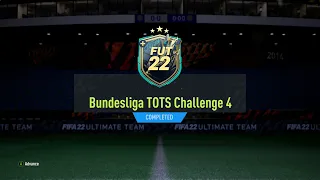 FIFA 22 Bundesliga TOTS Challenge 4 SBC - Total Cost: 5,500 Coins