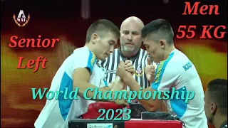 World Armwrestling Championship 2023 Senior Men 55 Kg Category Left Arm