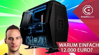 Der 12000 EURO der8auer BURST FIRE GAMING PC auf Caseking!  Der8auer im Interview #KreativeFragen