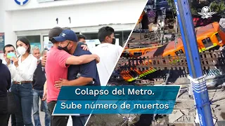 Línea 12 del Metro. Aumenta a 25 cifra de muertos tras colapso